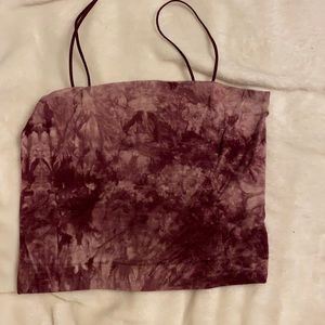 Pink tube/spaghetti strap top